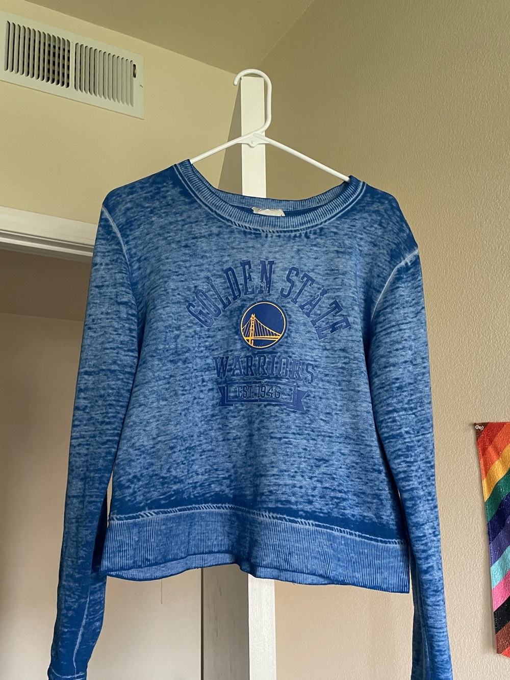 NBA Golden State Warriors Blue Crewneck Sweater